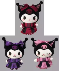 【中古】ぬいぐるみ 全3種セット ゴシックドレスぬいぐるみ 「クロミ」