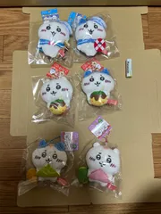 ちいかわ ぬいぐるみキーチェーン ちいかわ、ハチワレ 色々6種セット ご当地