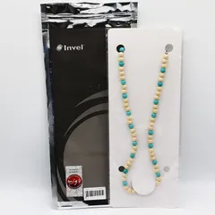新品未開封 Invel インヴェル MIG3 ネックレス ターコイズタイプ ユニセックス ワンサイズ MR7-04-82-08B