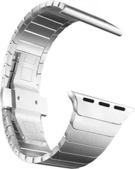 【人気商品】10/9/Ultra Series 2/SE/8/7[2024] Watch (42mm/41/40mmシルバー) MaKTechステンレススチール金属のリンクブレスレットバンドに対応しますと互換性があるApple