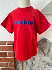 【Size110】vintage  USA製 Weebok  半袖Tシャツ US古着