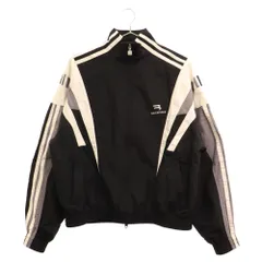 BALENCIAGA (バレンシアガ) 22SSSPORTY B REGULAR TRACKSUIT ジップアップトラックジャケット ブラック 681438のサムネイル