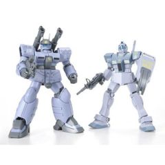 HGUC 1/144 ジム＆ガンキャノン量産型（ホワイト・ディンゴ隊仕様） （プレミアムバンダイ限定）(中古品)