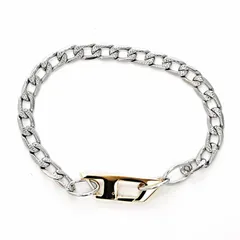 DIESEL DX1338040 ブレスレット シルバー ゴールドモチーフ メンズ 並行輸入品