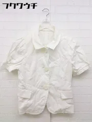 ◇ BALLSEY ボールジィトゥモローランド 2B 半袖 ジャケット サイズ38 ホワイト レディース 【中古】 【1103190007398】