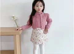 スカート　花柄　かわいい　おしゃれ　女の子　韓国　子供服　新品未使用　お揃い　おそろいコーデ　100 110 120