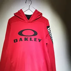 立体ロゴフーディーギミック超希少！ OAKLEY オークリー　パーカー 赤タグ 立体ロゴ　フーディー