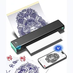 タトゥー転写コピー機 プリンター機 サーマルミニプリンター LK-6018 x タトゥー転写コピー機 プリンター機 サーマルミニプリンター LK-6018 x