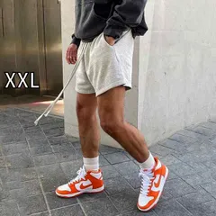 [XXL]メンズ ファッション 服 男性用 オシャレ シンプル 大人 かっこいい 大きいサイズ ストリート 紳士服 韓国 スタイル スポーツ ショート パンツ ストリート 五分丈 パンツ 綿 無地 カジュアル ストレッチ トレーニング フィットネス パンツ