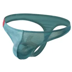 Tバック ショーツ メンズ セクシー ツルツル メッシュ 立体縫製 速乾 通気 ローライズ シンプル 柄物 個性的 豹 スポーツ 大きいサイズ M-3L 黒 緑 mt-004