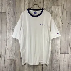 OLD Champion チャンピオン リンガーネック 半袖 Tシャツ XXL