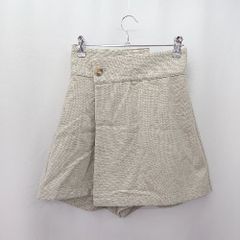 ◇ ⊇ ACYM アシーム ウエストゴム インナーパンツ キュロット サイズF ベージュ系 レディース E  【1506190012223】