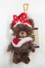 ディズニーストア ユニベアシティ キーチェーン プリン(ミニー)/クリスマス