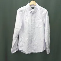 ◇ ⊇ nano universe ナノ ユニバース 長袖 シャツ サイズM パープル系 メンズ E  【1411210013206】