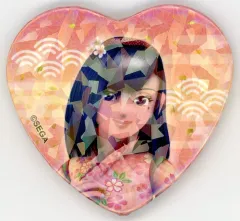 【中古】バッジ・ピンズ ベリー(はんなりこまち) 「オシャレ魔女 ラブ and ベリー in 花やしきステージ ハート型ホロ缶バッジ」