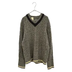 N.HOOLYWOOD (エヌハリウッド) Vネックケーブルニットセーター グレー 132-KT07 piecesのサムネイル