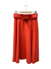 ブルーレーベルクレストブリッジ 55S24-177-16 スカート 38 レッド べっ甲柄ベルト IT6LK66LCKTK