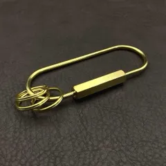 真鍮 キーホルダー キーリング キーフック ネジ カラビナ ヴィンテージ ビンテージ アンティーク レトロ 真鍮製 チャーム パーツ ri 255