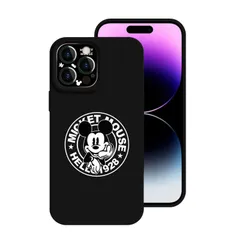 【人気商品】ミニーマウス 対応 iPhone14 pro用ケース シリコン, 6.1インチ対応 iPhone14 pro プロ用シリコンケース+カメラフィルム1枚，超軽量 指紋防止 全面保護 iPhone14 pro用ソフトカバー レンズ保護