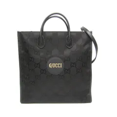 グッチ(Gucci) オフ ザ グリッド GG 630355 メンズ,レディース ナイロンキャンバス,レザー ハンドバッグ,ショルダーバッグ ブラック