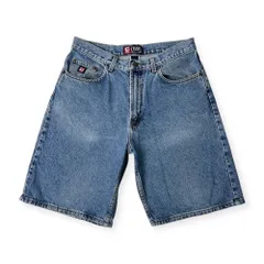 90s USA製 CHAPS RALPH LAUREN チャップス デニム ハーフパンツ 31/インディゴ メンズ ビンテージ