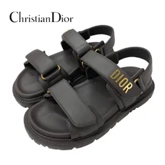 Dior ブラック スポーツサンダル　Dioract サンダル　　　36 1/2 2025年最新】dioract サンダルの人気アイテム - メルカリ