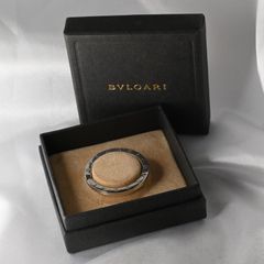 BVLGARI シルバーリングキーホルダー 925刻印ありシルバーチェーン付き