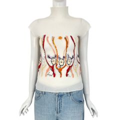 極美品 ME ISSEY MIYAKE ミーイッセイミヤケ カットソー ダンス 体操 マルチカラー