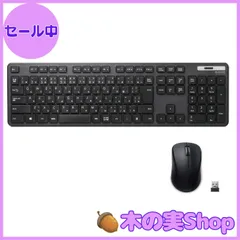 【大安売り】エレコム ワイヤレスキーボード マウスセット メンブレン 薄型 フルキーボード ブラック TK-FDM110MBK