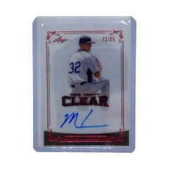 Leaf MLBカード TRINITY CLEAR MATTHEW LIBERATORE 12/25 #CA-MLI 送料無料 中古 IT2