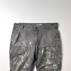 Carhartt ダブルニーペインターパンツ W36 L30 ペンキ跡 フェード感 カーハート メンズ ワーク系 太めシルエット アメカジ 古着