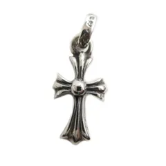 美品●CHROME HEARTS クロムハーツ CHクロス ベビーファット SV925 チャーム/ペンダントトップ/アクセサリー シルバー 総重量2.1gのサムネイル