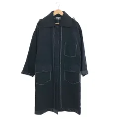 TOKUKO 1er VOL トクコ・プルミエヴォル ウールステッチロングコート サイズ:9 フリンジカラー   ウール ブラック レディース / 240001159951のサムネイル
