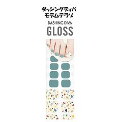 【新品未使用！】ダッシングディバ ネイルシール モデムテラゾ フット 足 簡単