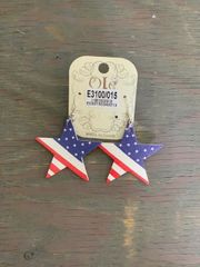 ピアスUSAインポート / Pierce American Flag Hearts