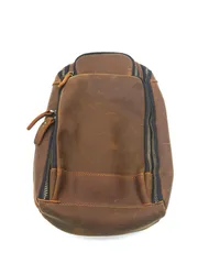 ☆美品☆ 本革リュック【Lannsyne】 ダークブラウン 24L
