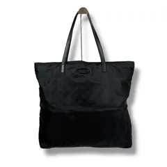 グッチ　GUCCI ナイロンキャンバス　トートバッグ　ブラック　GG柄　肩掛け　ビジネスバッグ　通勤鞄