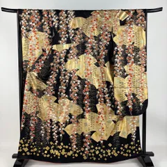 【超豪華振袖 正絹】吾妻徳穂 落款 金糸金彩桜 藤稔松 超豪華振袖 正絹】吾妻徳穂 落款 金糸金彩桜 藤稔松 超豪華