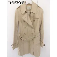 ■ ◎ BEAUTY & YOUTH UNITED ARROWS ウエストベルト付き トレンチ コート サイズS ベージュ系 レディース  【1109030016216】