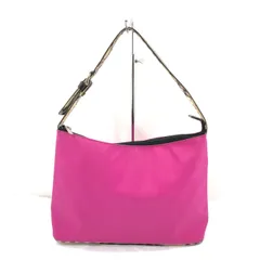 【1点限り!!】 BURBERRY BLUE LABEL バーバリー ブルーレーベル ハンドバッグ ショルダー 肩掛け ノバチェック × ピンク レディース