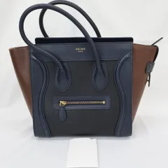 美品　CELINE ブラック ラゲージ　マイクロ　ハンドバッグ　トートバッグ 楽天市場】【中古】CELINE セリーヌ ラゲージ マイクロ