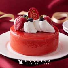 ホールケーキ 苺 イチゴ いちご ストロベリー 練乳 4号 生クリーム 甘酸っぱい イチゴバナージュ ガナッシュ スポンジ アルコール不使用 【sm00011390】