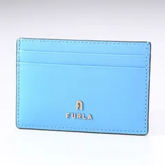 新品 フルラ カードケース カメリア CAMELIA レディース セルリアン WP00305 AX0733 1998S