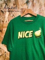 フロントプリントTシャツ アメカジ グリーン