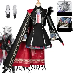 【新品 未使用】【ウイッグ付き】アークナイツLappland the Decadenzaコスプレ キャラ 人気 アニメcosplay イベンド クリスマス 仮装 文化祭 コスチューム ステージ服 変装 演出服