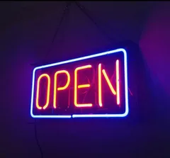 ネオン管 ガス充填管 OPEN オープン ネオン管 ガス充填管 OPEN オープン