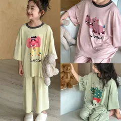 パジャマ 子供服 キッズ 子供用 女の子 夏パジャマ親子ペア 触冷感  涼しい 薄手 パジャマ 男女兼用 ルームウェア 夏パジャマ 女の子 男の子  ルームウェア 子供服 かわいい