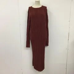 KBF ケービーエフ ワンピース ロングスカート KB62-26M100 バックオープン リブワンピース 長袖