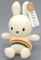 【中古】ぬいぐるみ ミッフィー(レインボー) Miffy Corduroy 18cm ぬいぐるみ 「ミッフィー」