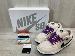 通年 NIKE ナイキ SB DUNK LOW PRO QS ALBINO&PRETO スニーカー ベージュ キャンバス生地 28.0cm